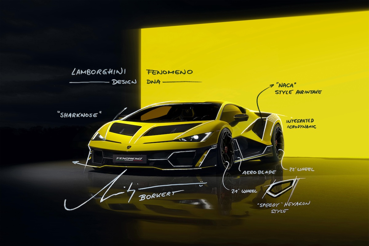 Lamborghini Fenomeno: la V12 ibrida da 1080 CV in 29 esemplari