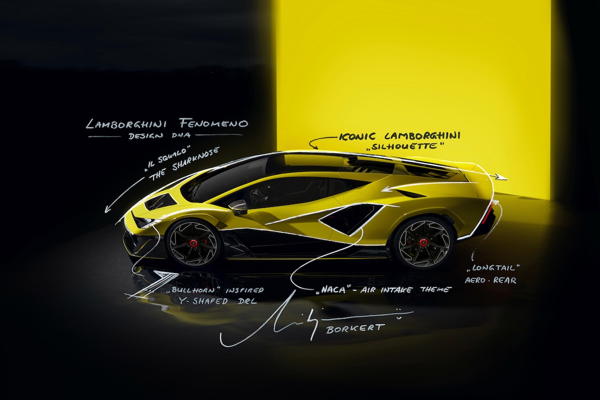 Lamborghini Fenomeno: la V12 ibrida da 1080 CV in 29 esemplari