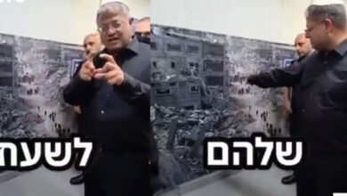 Israele, Ben Gvir mostra foto di Gaza distrutta nelle carceri: “Monito ai detenuti palestinesi”