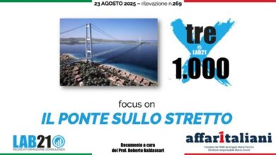 Sondaggio, Ponte sullo Stretto: la maggioranza netta e chiara degli italiani è favorevole. Un successo per Salvini