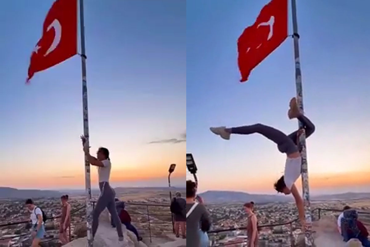 Turchia, pole dance sulla bandiera: giovane influencer rischia fino a 5 anni di carcere Turchia, pole dance sulla bandiera: giovane influencer rischia fino a 5 anni di carcere