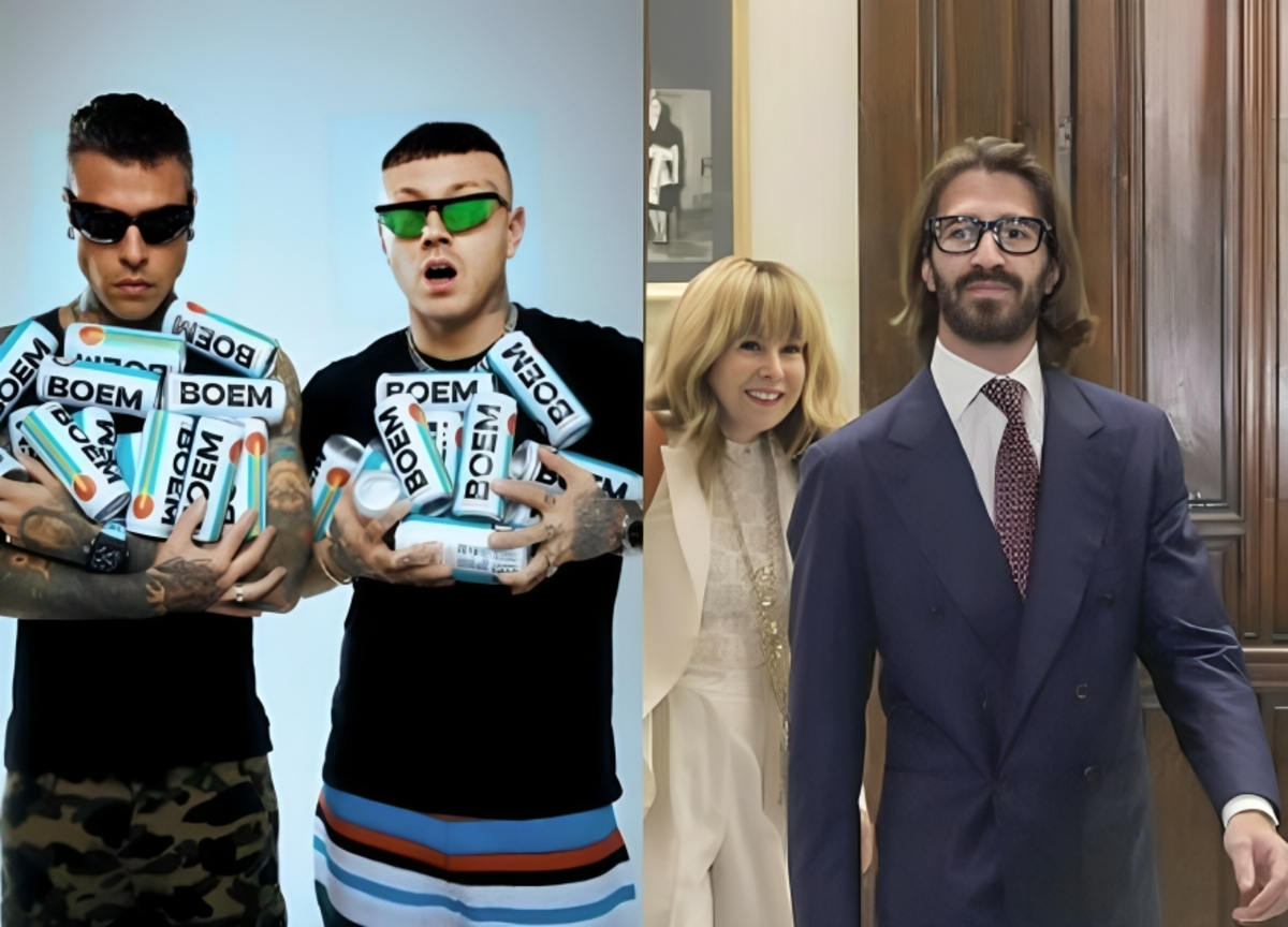 Boem, Leonardo Maria Del Vecchio compra il 100% della bibita di Fedez e Lazza. Ma i due rapper non escono di scena Boem, Leonardo Maria Del Vecchio compra il 100% della bibita di Fedez e Lazza. Ma i due rapper non escono di scena