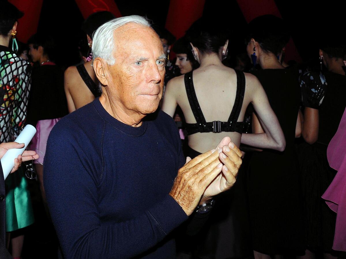 Re Giorgio addio, le foto più belle di Armani raccolte in una gallery Re Giorgio addio, le foto più belle di Armani raccolte in una gallery