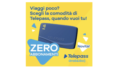 Turnover porta Telepass su Amazon: arriva il nuovo dispositivo Grab&Go