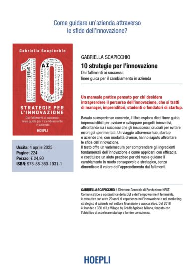 10 strategie per l’innovazione, il nuovo libro di Gabriella Scapicchio