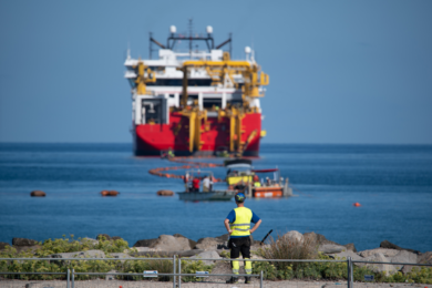 Terna e Nexans: avviata la posa del primo tratto del ramo ovest del Tyrrhenian Link