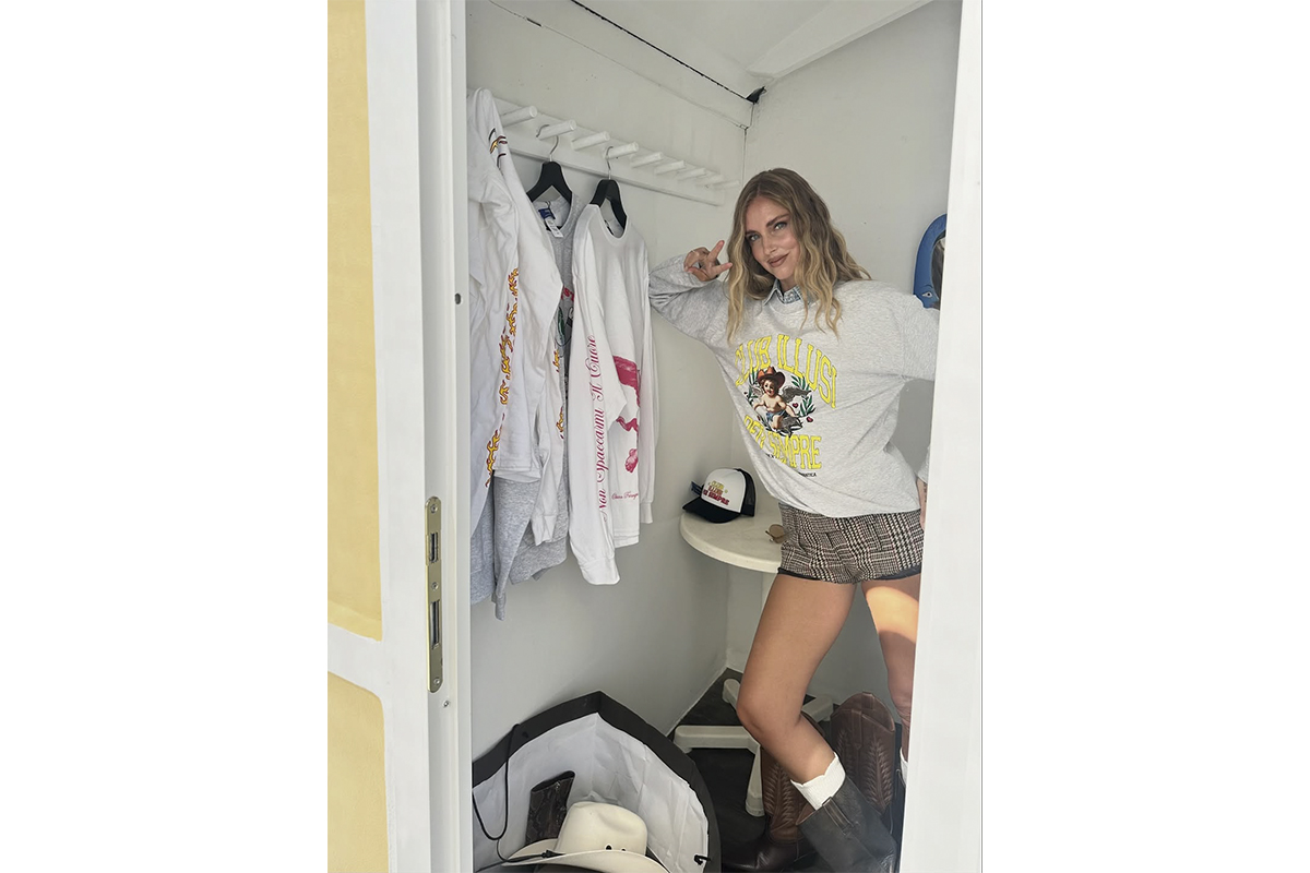 Chiara Ferragni rilancia il suo brand: niente più “occhietto”, addio al rosa e una speciale capsule collection Chiara Ferragni rilancia il suo brand: niente più “occhietto”, addio al rosa e una speciale capsule collection