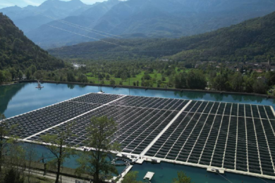 Enel, a Venaus l’innovazione incontra la sostenibilità con il fotovoltaico galleggiante