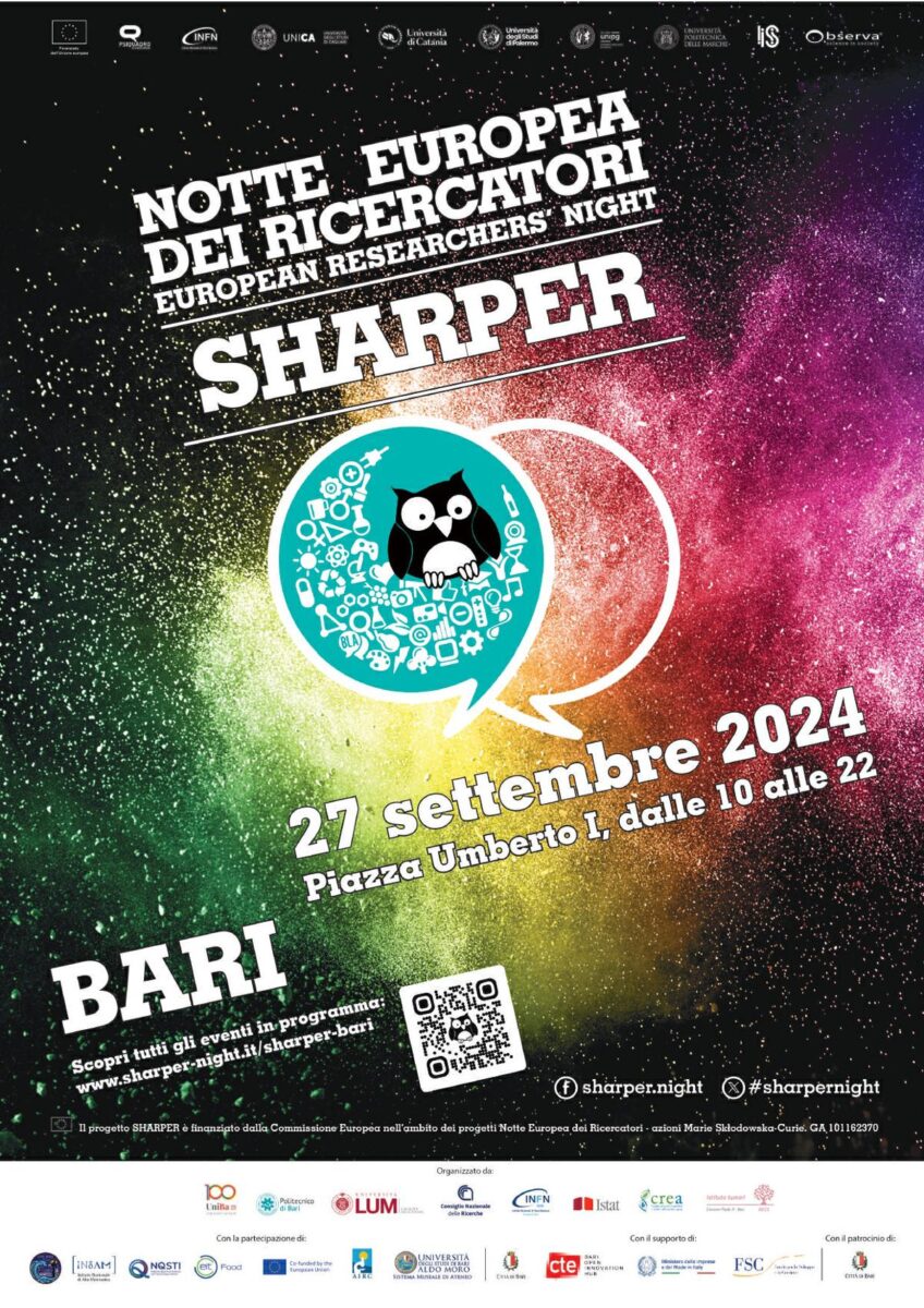 La Notte Europea dei Ricercatori e delle Ricercatrici in Puglia La Notte Europea dei Ricercatori e delle Ricercatrici in Puglia