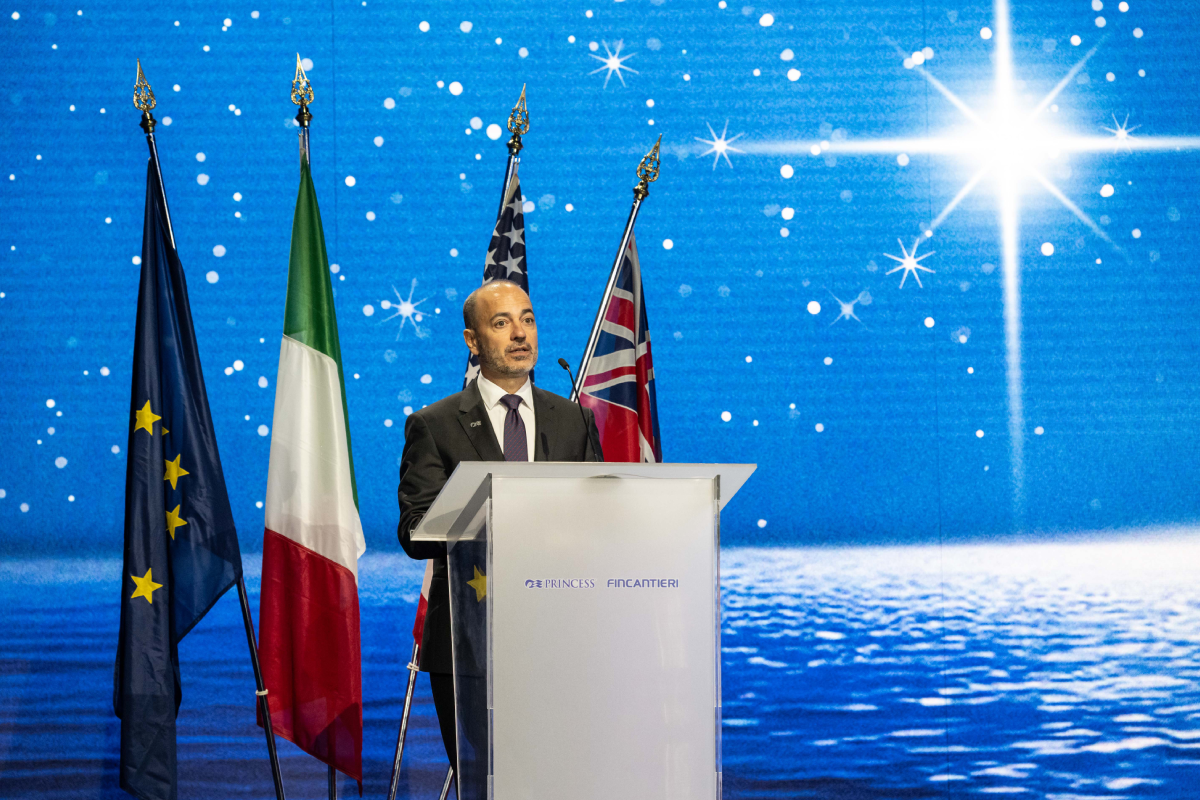 Fincantieri e Princess Cruises: celebrata oggi a Monfalcone la consegna della nave Star Princess Fincantieri e Princess Cruises: celebrata oggi a Monfalcone la consegna della nave Star Princess