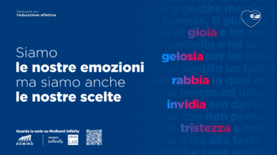 Mediaset, la campagna per per promuovere l’educazione affettiva – “Siamo le nostre emozioni, ma siamo anche le nostre scelte”