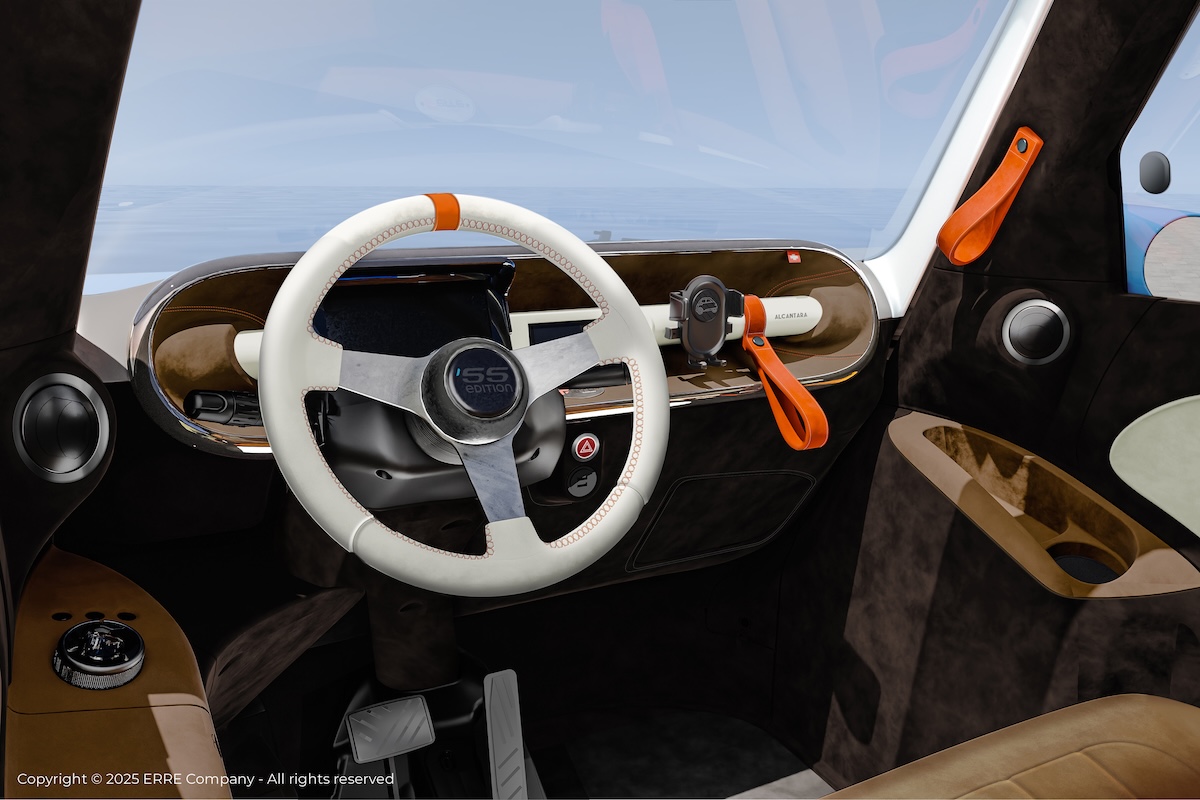 Microlino svela la ‘55 Edition, in partnership con ERRE Company e Alcantara