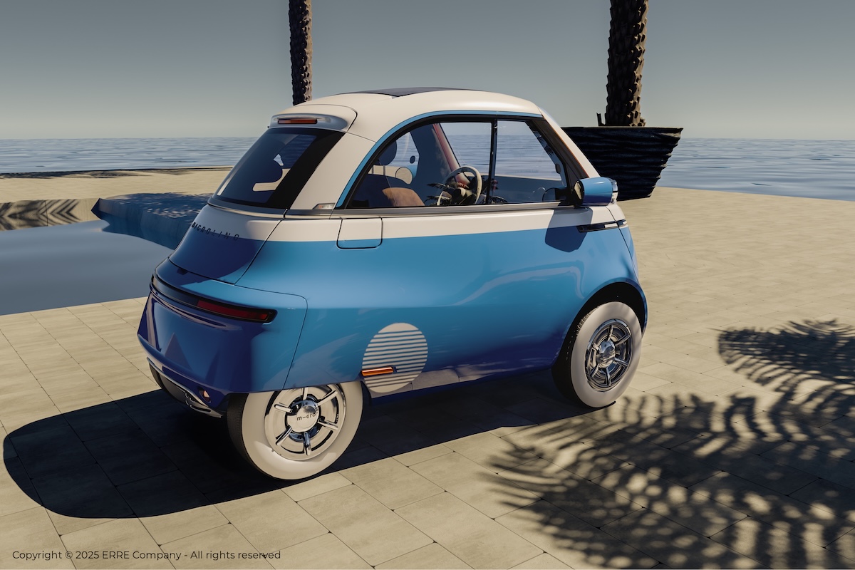 Microlino svela la ‘55 Edition, in partnership con ERRE Company e Alcantara