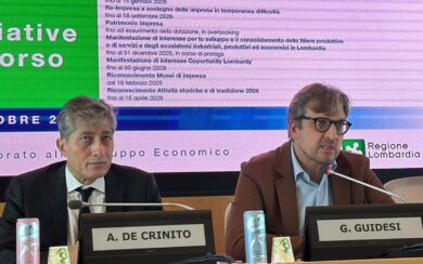 Regione Lombardia, pacchetto di misure da 500 milioni di euro a favore delle imprese