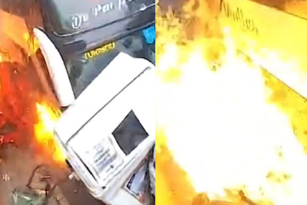 Autobus con studenti prende fuoco a Porto Alegre: il video drammatico Autobus con studenti prende fuoco a Porto Alegre: il video drammatico