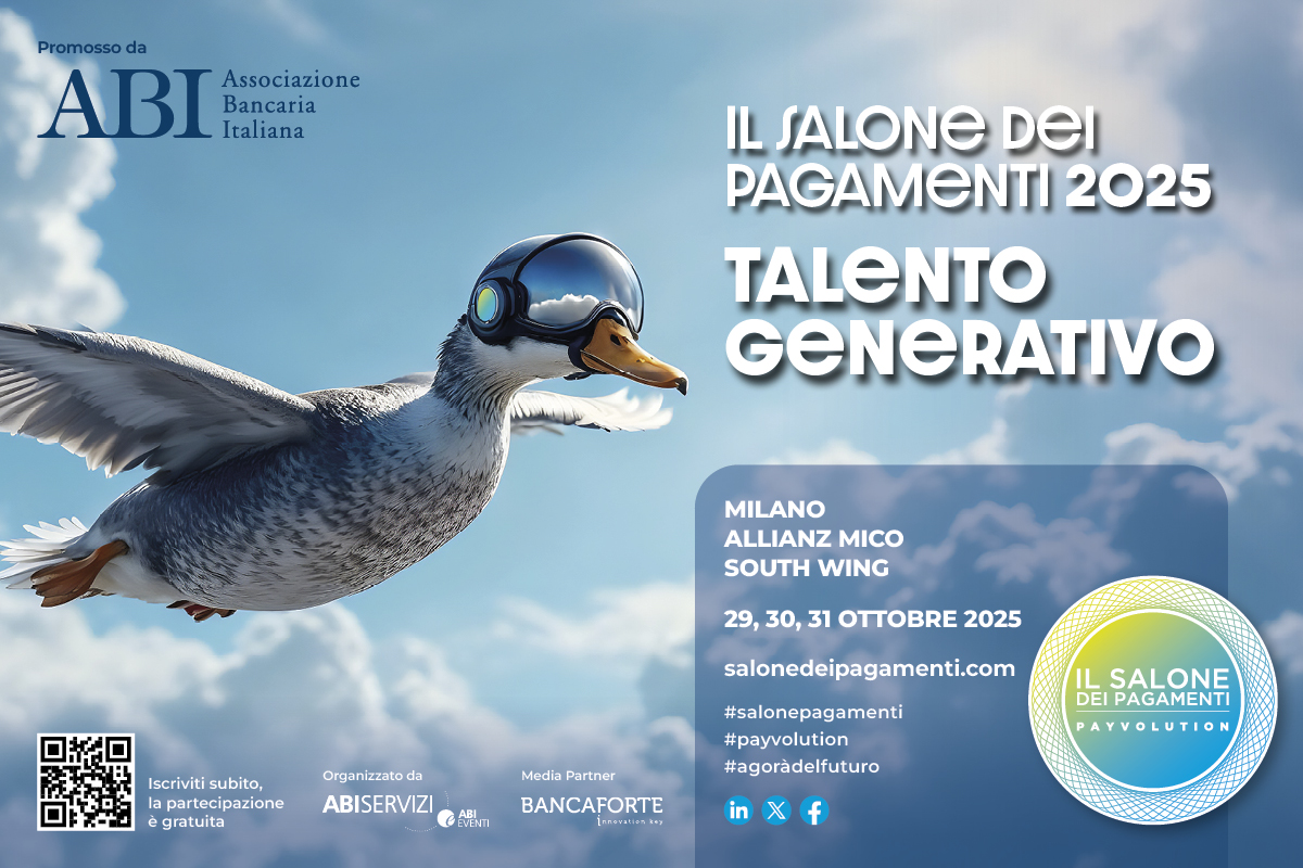 ABI, Salone dei Pagamenti 2025: la decima edizione celebra il “Talento Generativo” ABI, Salone dei Pagamenti 2025: la decima edizione celebra il “Talento Generativo”