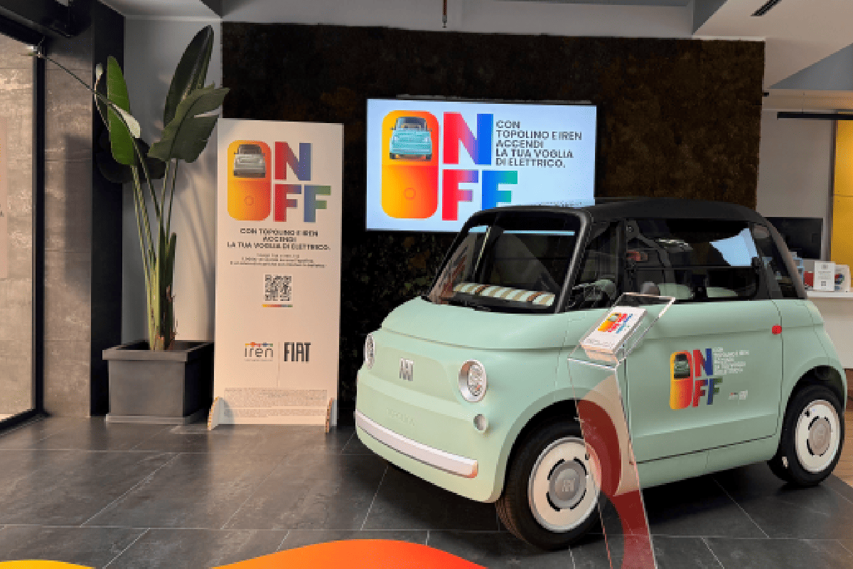 Iren e FIAT, al via la partnership per la mobilità sostenibile in città con la Topolino Iren e FIAT, al via la partnership per la mobilità sostenibile in città con la Topolino