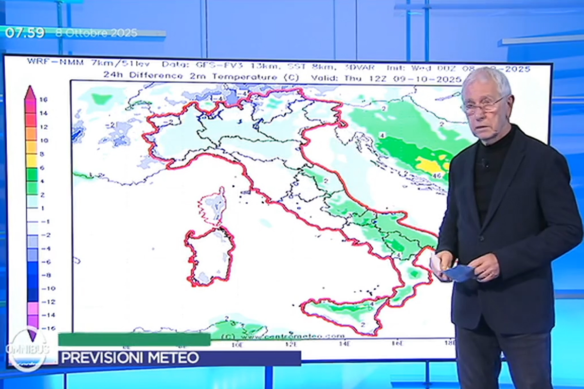 È morto Paolo Sottocorona, storico meteorologo di La7: aveva 77 anni È morto Paolo Sottocorona, storico meteorologo di La7: aveva 77 anni