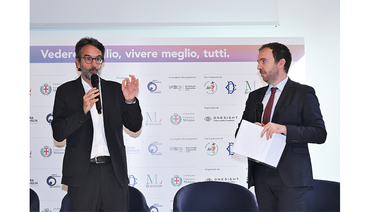 Giornate della Vista con La Fondazione OneSight EssilorlLuxottica Italia a Milano Giornate della Vista con La Fondazione OneSight EssilorlLuxottica Italia a Milano