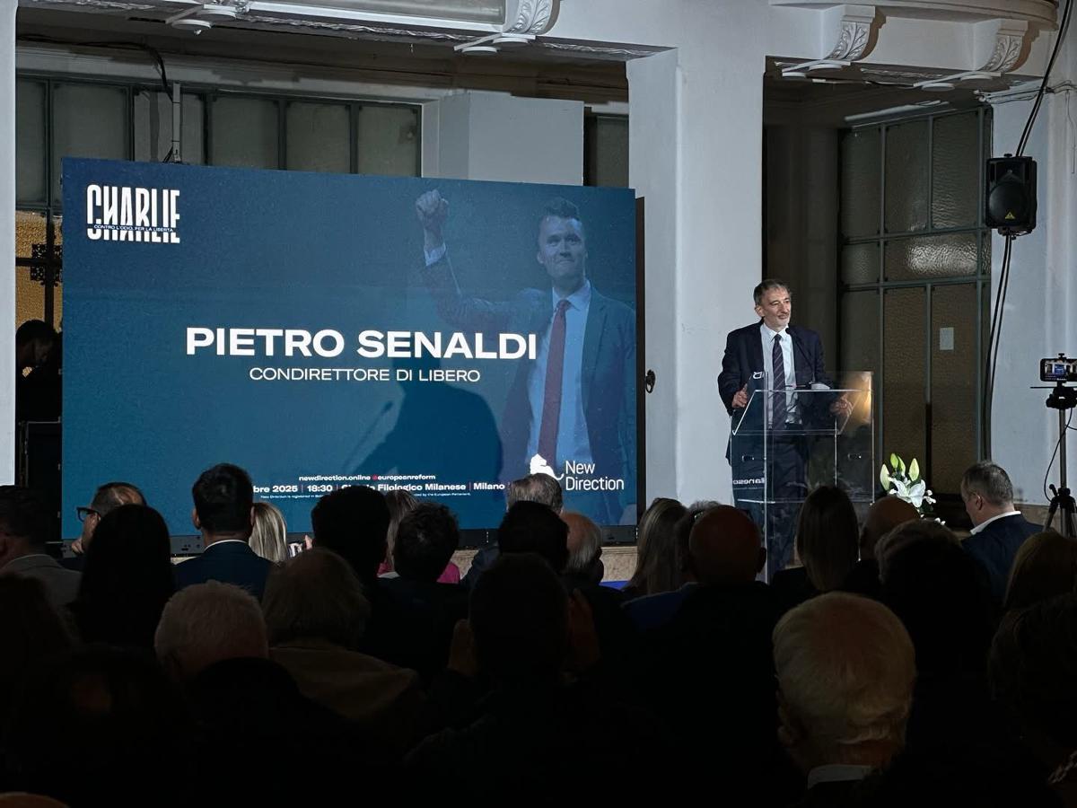 Charlie Kirk, la serata ricordo a Milano a un mese dalla morte – L’omaggio commosso di Fidanza al Premio Nobel, Maria Corina Machado Charlie Kirk, la serata ricordo a Milano a un mese dalla morte – L’omaggio commosso di Fidanza al Premio Nobel, Maria Corina Machado