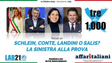 Sondaggio, Meloni stravince. Il 75,1% degli italiani boccia l’opposizione dura di Pd, M5S, AVS e Landini. Flop di Silvia Salis premier tra chi vota Csx