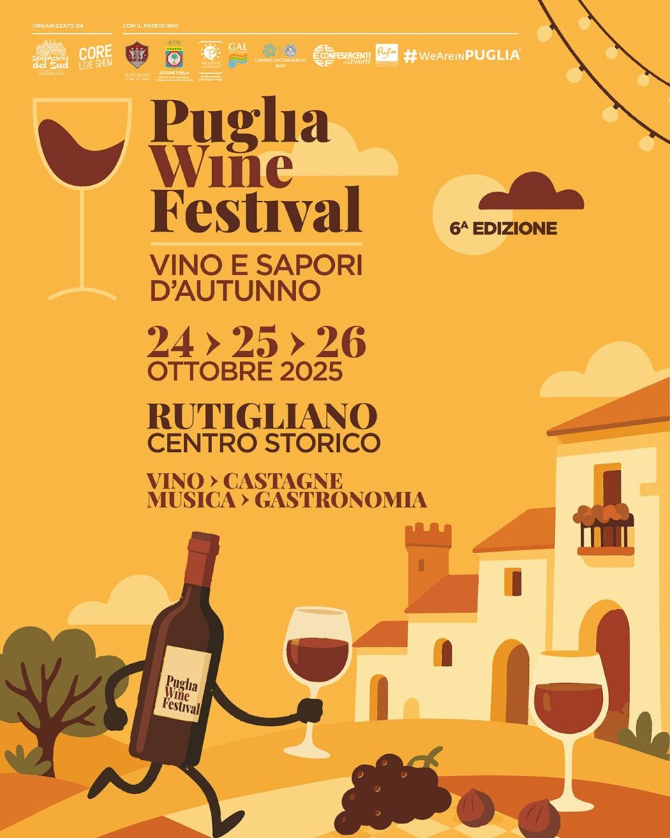 Rutigliano, ‘Puglia Wine Festival – Festa del Vino e dei Sapori’