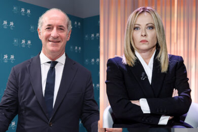 Regionali Veneto, FdI ‘benedice’ la candidatura di Zaia capolista della Lega. “Un fuoriclasse. Fa bene a tutta la coalizione”