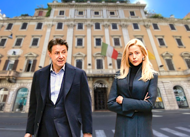 Sorelle Fontana, in rosso la maison della compagna di Giuseppe Conte. E anche il suocero Cesare Paladino non se la passa meglio