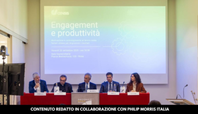 Philip Morris Italia, presentato il Rapporto Censis su engagement e produttività nel lavoro