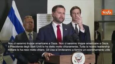 Jd Vance in Israele: Non ci saranno truppe americane a Gaza