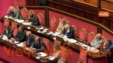 Meloni tona in Aula al Senato dopo aver consegnato il discorso a Montecitorio