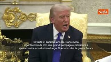 Trump: Era momento giusto per nuove sanzioni contro Mosca. Spero durino poco