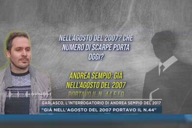 Garlasco, spunta l’interrogatorio mai uscito di Andrea Sempio: le parole del 2017 sull’impronta delle scarpe