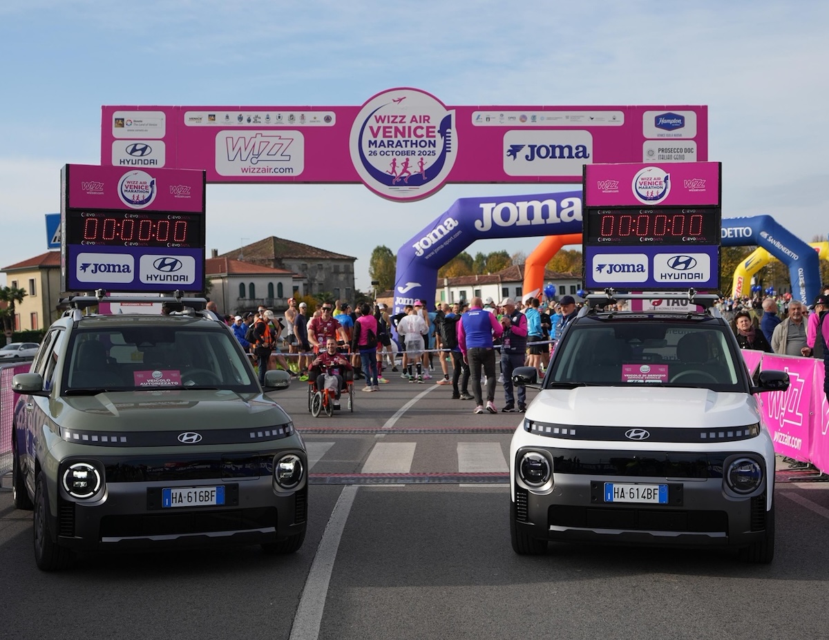Venice Marathon 2025: Hyundai accende la corsa elettrica Venice Marathon 2025: Hyundai accende la corsa elettrica
