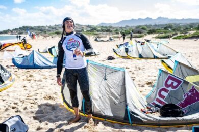 Andrea Principi trionfa al Red Bull kiteboarding a Porto Pollo
