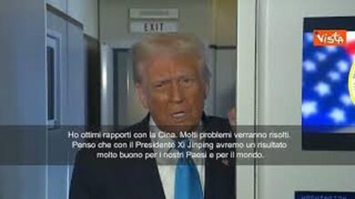 Trump sull’Air Force One: Mi attendo un buon incontro con Xi Jinping