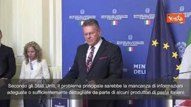 Dazi, Sefkovic: La pasta? “Stiamo negoziando con gli Usa in collaborazione con Italia”