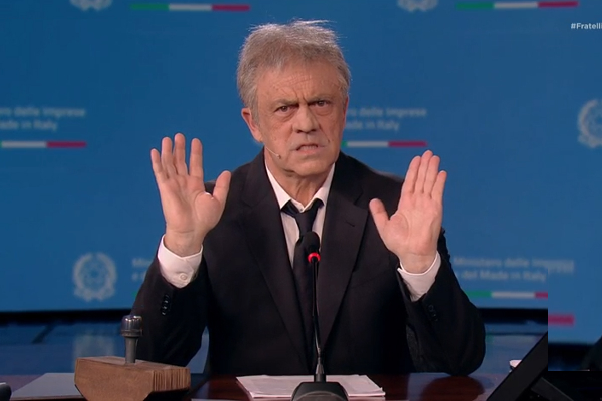 Crozza-Urso fa il punto sugli accordi europei sul Green Deal Crozza-Urso fa il punto sugli accordi europei sul Green Deal