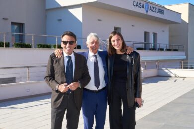 Il Ministro per lo Sport e i Giovani Andrea Abodi in visita all’Empoli