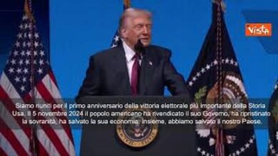 Trump festeggia un anno dall’elezione: Abbiamo salvato il Paese