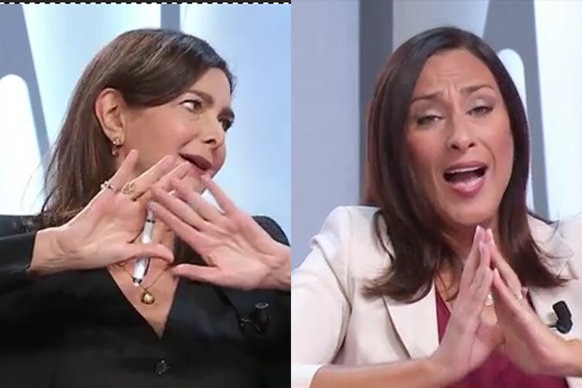 Scintille a La7, duro scontro in diretta tra Boldrini e Kelany. VIDEO Scintille a La7, duro scontro in diretta tra Boldrini e Kelany. VIDEO