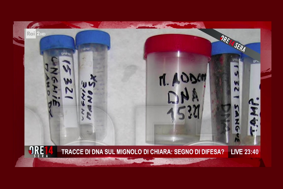 Garlasco, la bomba in diretta tv: “Trovato il dna di Andrea Sempio sotto l’unghia di Chiara Poggi” Garlasco, la bomba in diretta tv: “Trovato il dna di Andrea Sempio sotto l’unghia di Chiara Poggi”