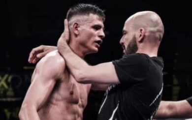 Il campione d’Italia dei pesi superpiuma Francesco Paparo vince e convince contro Catalin Ionescu