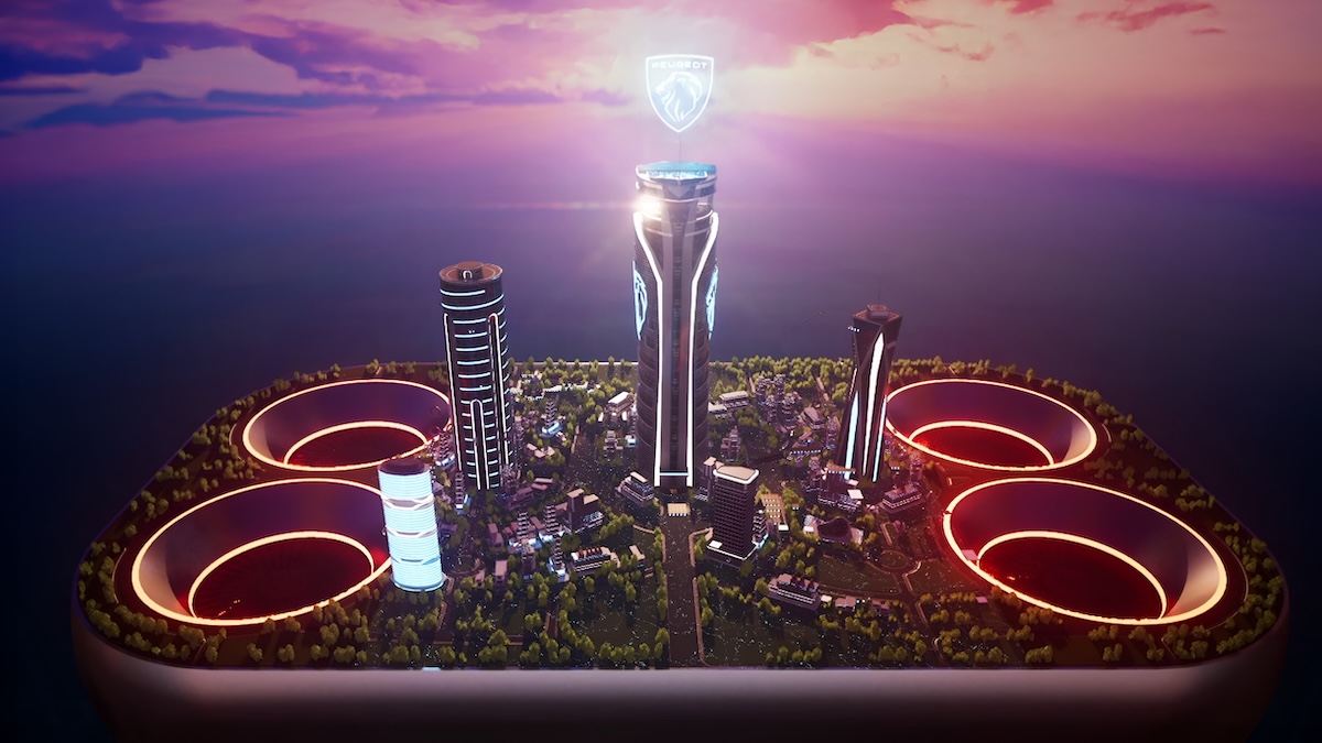Peugeot Polygon Concept debutta su Fortnite: esperienza immersiva