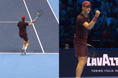 Sinner, che colpo da maestro. Ecco il momento preciso in cui disorienta Zverev. VIDEO