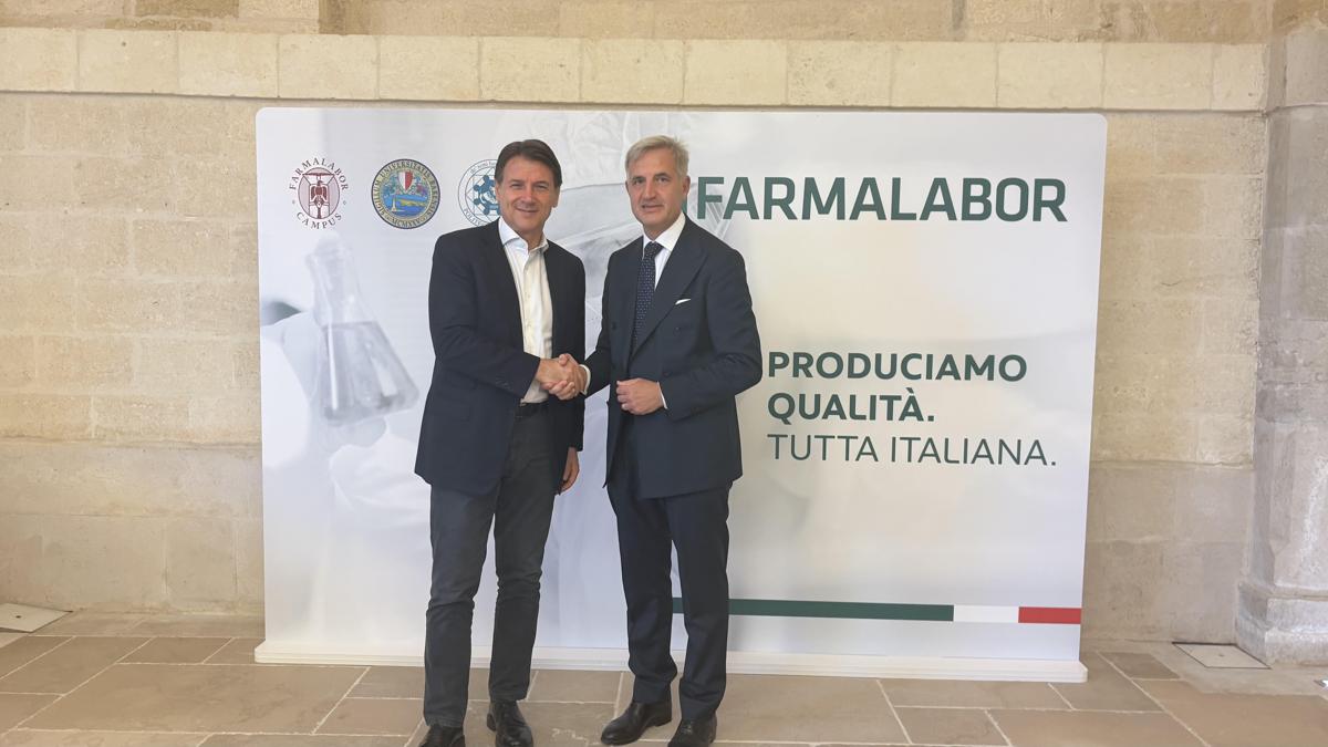 Galleria foto 'Giuseppe Conte visita Farmalabor: focus su imprese, territorio e sviluppo' - foto 1