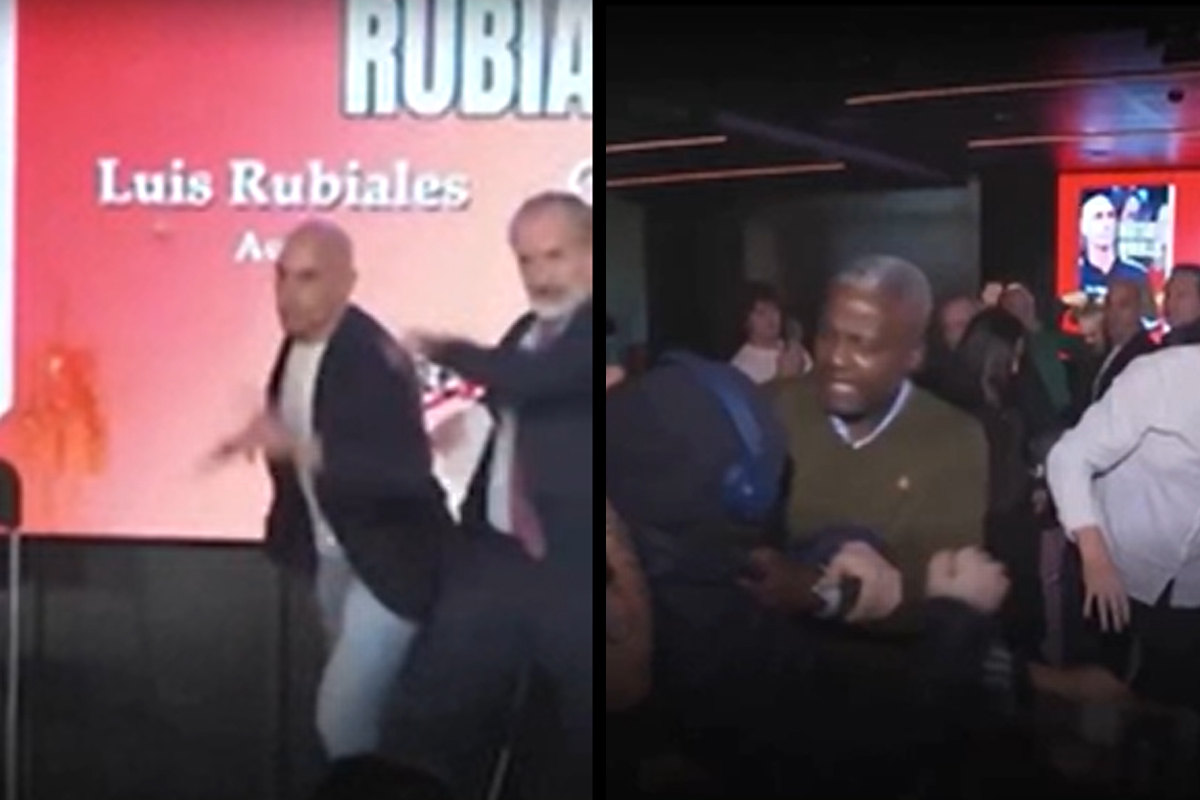 Caos alla presentazione di Rubiales a Madrid: l’interruzione choc arriva… dalla famiglia Caos alla presentazione di Rubiales a Madrid: l’interruzione choc arriva… dalla famiglia