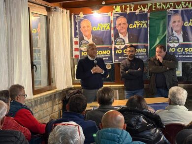 Nicola Gatta, tour in Capitanata tra incontri, caffè e impegni programmatici