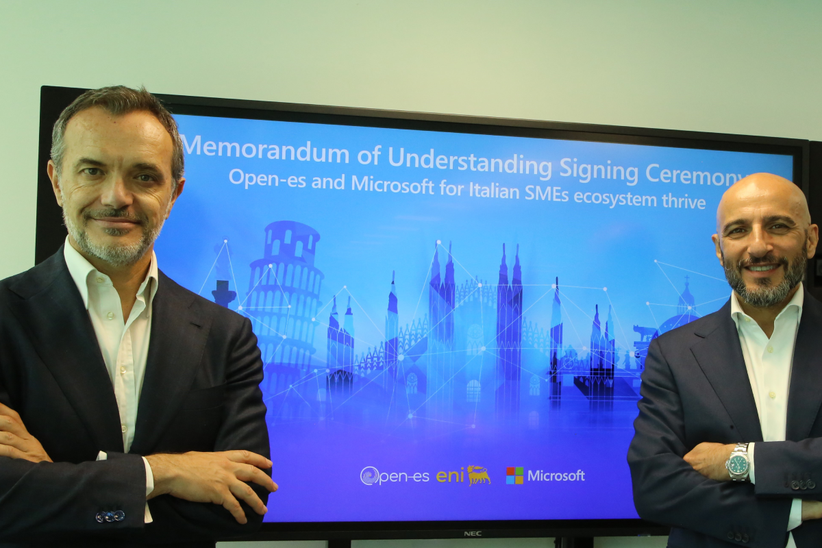 Microsoft Italia e Open-es insieme per accelerare la transizione digitale e sostenibile delle PMI italiane Microsoft Italia e Open-es insieme per accelerare la transizione digitale e sostenibile delle PMI italiane