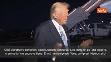 Trump: “Vogliamo restituire miliardi agli americani per sostenere loro spese sanitarie”